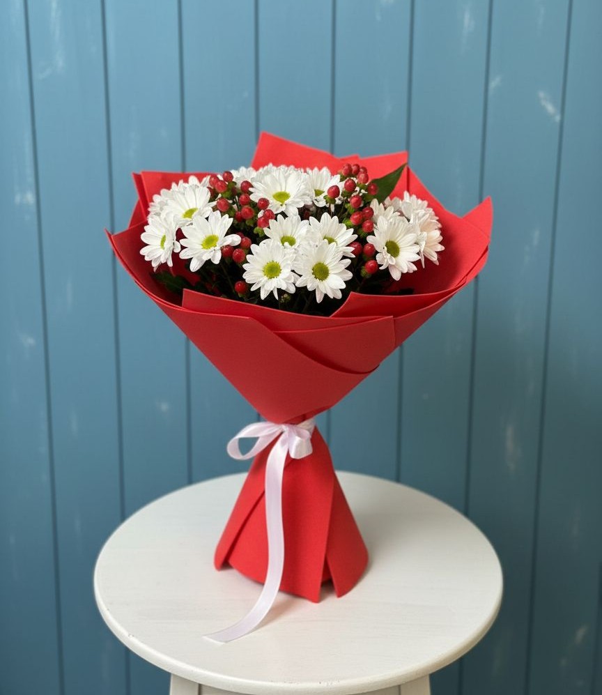 Букет цветов из: Хризантемы в Кочубеевском