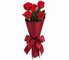 Букет 5 Красных роз Эдлесс Лав в Кочубеевском