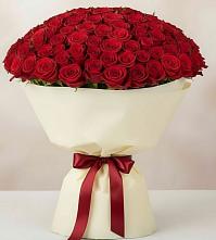 Букет 101 Красная роза Милано в Кочубеевском
