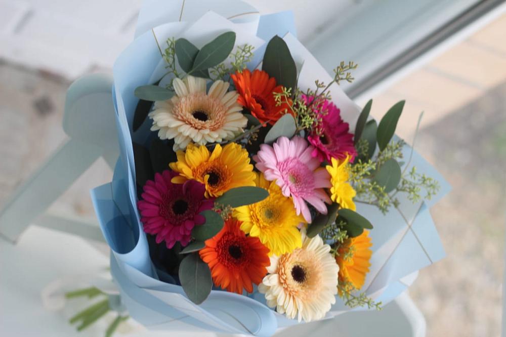 Букет цветов из: Герберы в Кочубеевском