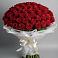 Букет 101 Красная роза Блэк Мэджик в Кочубеевском