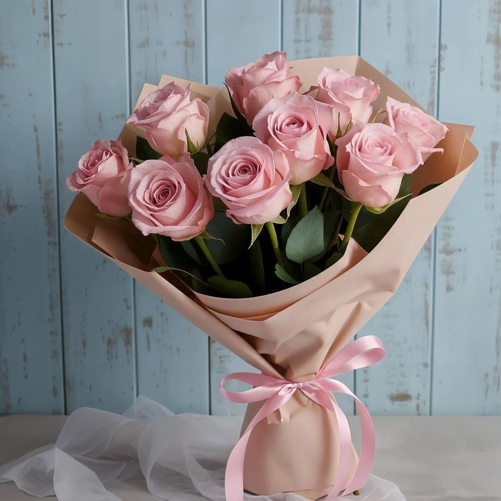 Букет цветов из: Розы в Кочубеевском