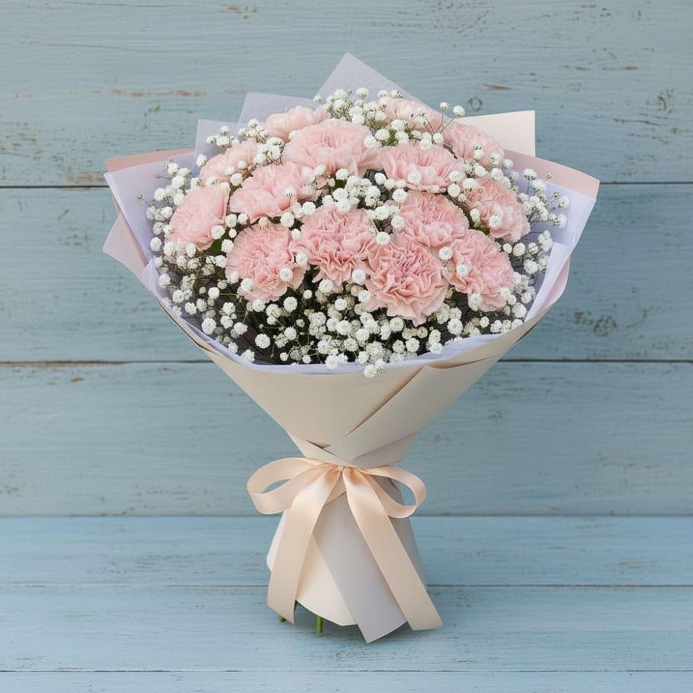 Букет цветов из: Гвоздики в Кочубеевском