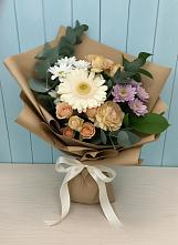 Букет цветов из:  Герберы и Хризантемы в Кочубеевском