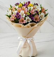 Букет цветов из:  Альстромерии #REPLACE_PRED# Кочубеевском
