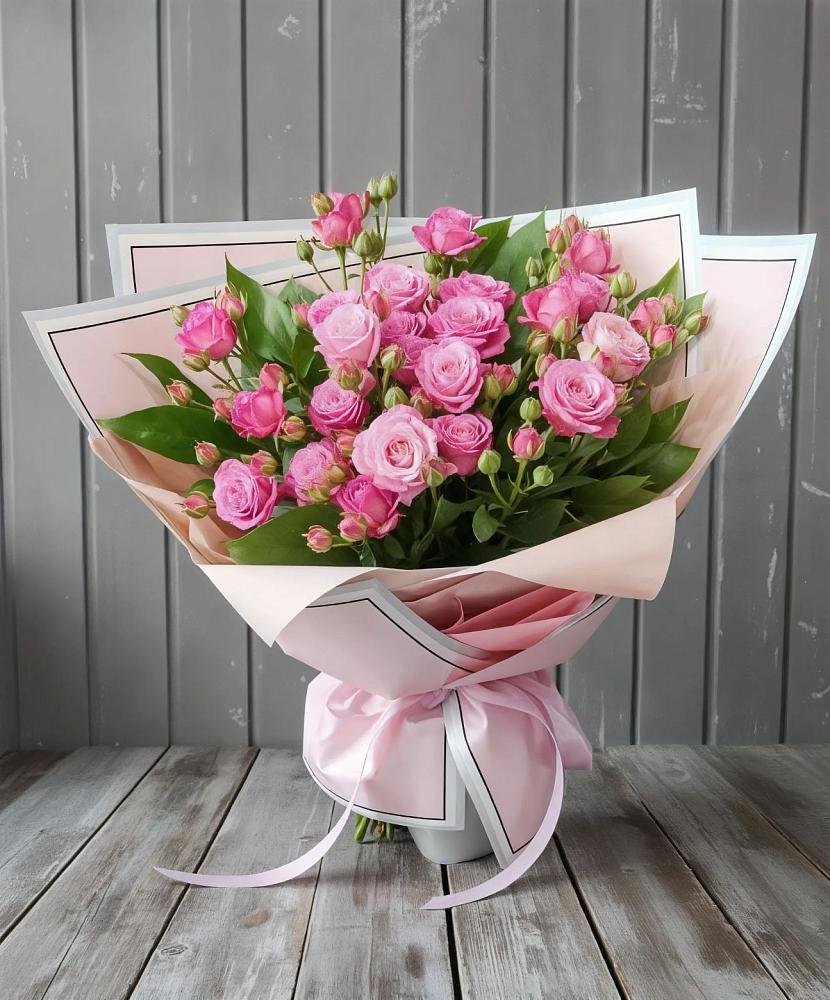 Букет Розовый кустик в Кочубеевском