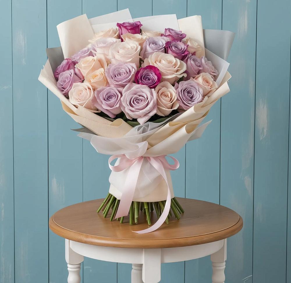 Букет цветов из: Розы в Кочубеевском