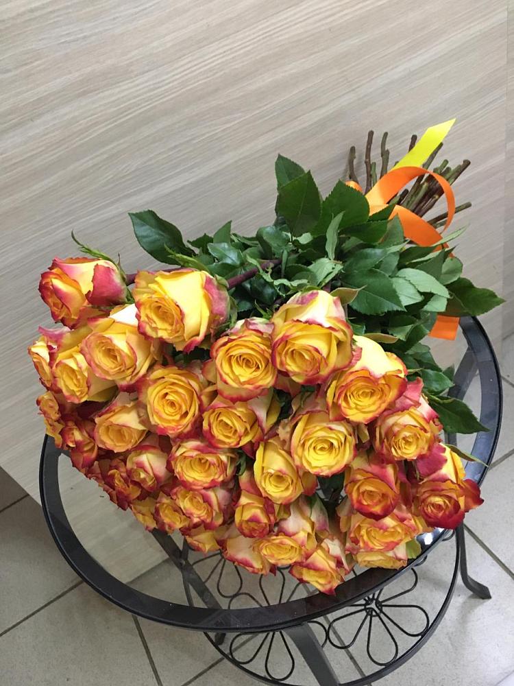 Букет Желтые розы в Кочубеевском