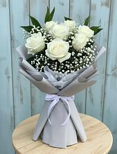 Букет цветов из:  Розы в Кочубеевском