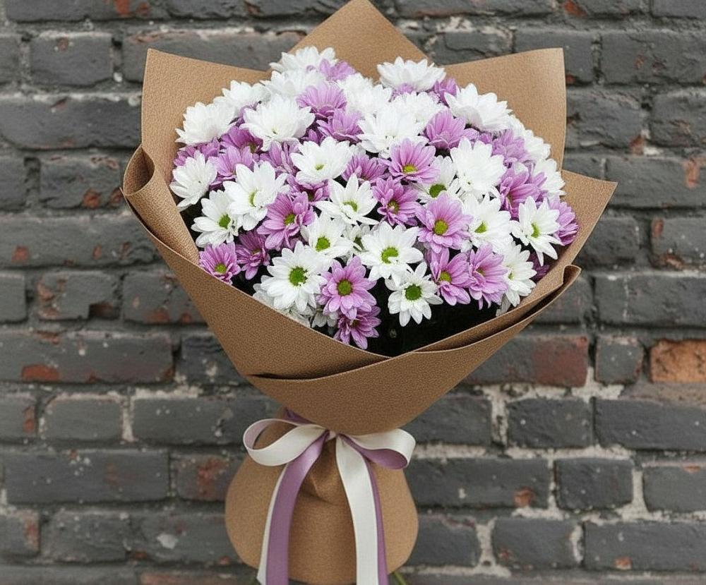 Букет цветов из: Хризантемы в Кочубеевском