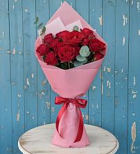 Букет цветов из:  Розы в Кочубеевском